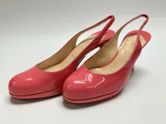 Christian Louboutin クリスチャン ルブタン パンプス ハイヒ-ル ピンク 37 23.5cm エナメル