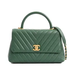 CHANEL シャネル ハンドバッグ トップハンドルフラップバッグ