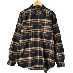 古着 フィールドアンドストリーム FIELD&STREAM 長袖 フランネルチェックシャツ メンズL相当/eaa602013