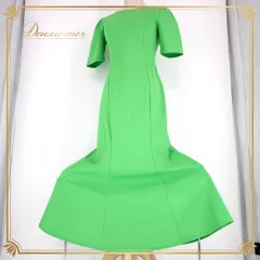 レディース スタンダード ドレス ワンピース フォーマル衣装 パーティ衣装 女性用 オールシーズン FRAYI.D 黄緑 ライトグリーン系 無地 社交ダンス衣装 エレガント 120cm 伸縮性 シンプル カジュアル おしゃれ 日本製 かわいい