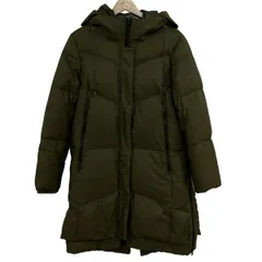 COLE HAAN(コールハーン) ダウンコート サイズM/M M レディース - カーキ 長袖/ジップアップ/冬