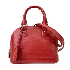 LOUIS VUITTON ルイヴィトン アルマBB ハンドバッグ M40850 レディース エピレザー レッド 中古