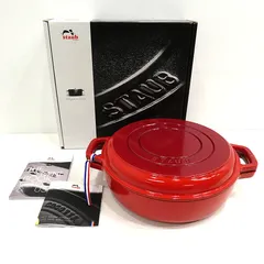 Staub グリルパン 丸型　27cm 新品・未使用 楽天市場】ストウブ グリルパン 27cmの通販