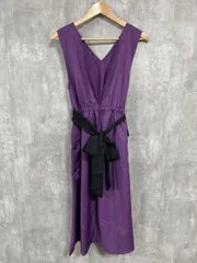 CAWAII バイカラー カジュアル ノースリーブ ワンピース 紫 ■◆ レディース