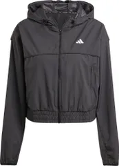 アディダス adidas WIND. RDY ハイパーグラム ウインドブレーカー レディース アウター ジャケット パーカー 防風 ルーズフィット ジム トレーニング フィットネス  IJI53 IL6977 BLK/WHT