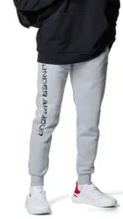 アンダーアーマー UNDER ARMOUR UAライバルフリース グラフィック ジョガーパンツ メンズ ロングパンツ 長ズボン ボトムス 吸汗速乾 保温 起毛素材 トレーニング ジム 運動 部活 練習  1381333 011 MGA