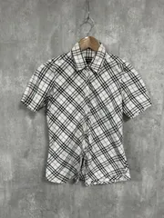 BURBERRY バーバリー チェック柄 バーバリーチェック ブラウス シャツ sizeM/ベージュ ■◆ レディース
