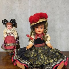フランス民族衣装ドールと昭和レトロドールセット - メルカリ