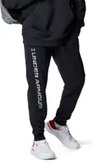 アンダーアーマー UNDER ARMOUR UAライバルフリース グラフィック ジョガーパンツ メンズ ロングパンツ 長ズボン ボトムス 吸汗速乾 保温 起毛素材 トレーニング ジム 運動 部活 練習  1381333 001 BLACK