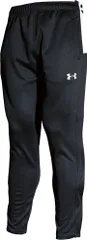 アンダーアーマー UNDER ARMOUR UA チーム フル ボタン ウォームアップ パンツ ズボン 長ズボン 動きやすい ジム トレーニング スポーツ 運動 ランニング ウォーキング 部活 クラブ  1365026 001 BLACK