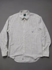 40 ヘンリーコットンズ CHECK ボタン ダウン シャツ スリムフィット