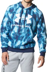 アンダーアーマー UNDER ARMOUR UAライバルフリース ビッグロゴ フーディー メンズ パーカー スウェット トップス ルーズフィット 吸汗速乾 ドライ トレーニング ジム 運動 部活 練習  1381331 963 BBP