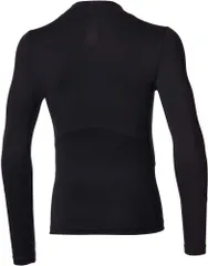 アンダーアーマー UNDER ARMOUR 野球 ソフトボール 少年用 アンダーTシャツ UAコールドギアアーマー コンプレッション ロングスリーブ モックシャツ あんだーあーまー  1375390 001 BLACK