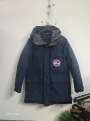 メンズダウンアウター ネイビー