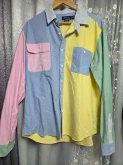 (XL) ポロ ラルフ ローレン オックスフォード マルチカラー シャツ
