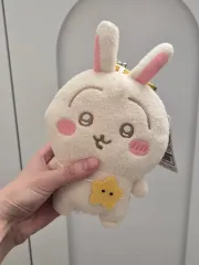(新品) ちいかわ うさぎ がま口 キーホルダー ぬいぐるみ 財布