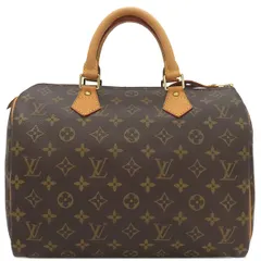 ルイヴィトン LOUIS VUITTON ハンドバッグ スピーディ 30 モノグラムキャンバス モノグラム ゴールド金具 茶 ミニボストン 鍵・パドック欠品  M41526 VI0922【中古】