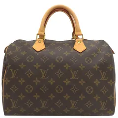 ルイヴィトン LOUIS VUITTON ハンドバッグ スピーディ 30 モノグラムキャンバス モノグラム ゴールド金具 茶 ミニボストン  M41526 AA0034 【保存袋】【中古】