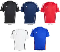 アディダス adidas サッカー キッズ TIRO 24 トレーニングジャージー 吸湿性 クルーネック 練習着 トレーニング 自主練 チーム クラブ 子供 ジュニア  HEJ07 IS1033 ホワイト/ブラック