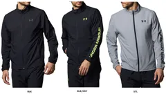 アンダーアーマー UNDER ARMOUR フレッシュウーブン フルジップ ジャケット FRESH WOVEN FZ メンズ アウター トレーニングウェア ウインドブレーカー ポケット ナイロンジャケット あんだーあーまー  1384815 001 BLACK