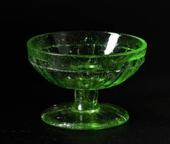 骨董 時代ガラス フィンランド グラッポニア ボウル 小鉢 ウランガラス