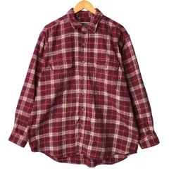 古着 フィールドアンドストリーム FIELD&STREAM 長袖 フランネルチェックシャツ メンズL相当/eaa602759