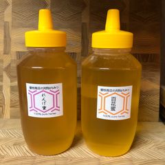 ⭐トンガリ容器⭐【奈良の里】国産純粋はちみつ 非加熱生 1kg × 2個