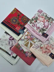 新品未使用❗MARIO VALENTINO レディースハンカチ 5枚セット お買い得品