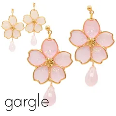 gargle ガーグル ラメ桜 イヤリング EC15073 2511のサムネイル