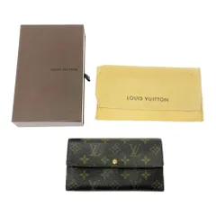 【中古】【箱付き】 LOUIS VUITTON ルイ・ヴィトン M61725 モノグラム PVC ポルトモネクレディ 長財布 ブラウン 499211 長財布