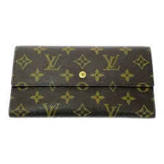 【中古】【ジャンク】 LOUIS VUITTON ルイ・ヴィトン M61217 モノグラム PVC ポルトフォイユ インターナショナル  ブラウン 504755 長財布