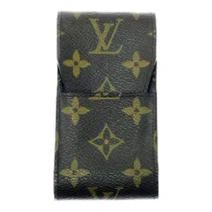 【中古】LOUIS VUITTON ルイ・ヴィトン M63024 モノグラム PVC エテュイシガレット ケース ブラウン 495842 シガレットケース