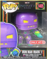 【中古】フィギュア アイアンマン・マーク1(ブラックライト版) 「マーベル インフィニティ・サーガ」 POP! Marvel Series #1405 ターゲット限定