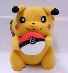 【中古】ぬいぐるみ ピカチュウ (モンスターボールVer.) ビッグサイズピカチュウぬいぐるみ 「ポケットモンスター」