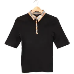 BURBERRYGOLF(バーバリーゴルフ) 半袖ポロシャツ サイズM レディース美品  - 黒