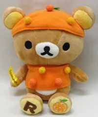 【中古】ぬいぐるみ リラックマ(オレンジ) あつめてぬいぐるみ フルーツシリーズ 「リラックマ」 