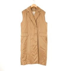 美品 MAXMARA The Cube マックスマーラ キャメルクス ロングベスト 40 M ポリエステル100％ ジレ 中綿 コート ノースリーブ レディース AM7614W4 美品 MAXMARA The Cube マックスマーラ キャメルクス ロングベスト 40