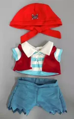 【中古】ぬいぐるみ パイレーツストーリー グリーンペパー ぬいぐるみ専用コスチューム 「UniBEARsity×パイレーツ・オブ・カリビアン/最後の海賊」 ディズニーストア限定