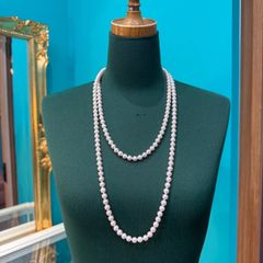 ミキモト K18 8-8.5㎜未満 パールネックレス・イヤリングセット 美品 