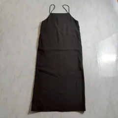 ローリーズファーム 　LOWRYS FARM　キャミソールワンピース　サイズＦ　黒　ロング丈