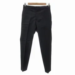 【中古】ドゥロワー 23AW タックスラックスパンツ 無地 ウール モヘヤ混 36 S 紺 6514-236-1303 IBO83 レディース ドゥロワー Drawer 23AW タックスラックスパンツ ロング丈 無地 ウール