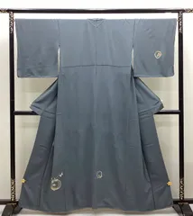 新品未使用、袷着物、付け下げ、刺繍柄、正絹R31
