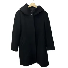 UNTITLED(アンタイトル) コート サイズ2 M レディース - 黒 長袖/フーデッド/秋/冬