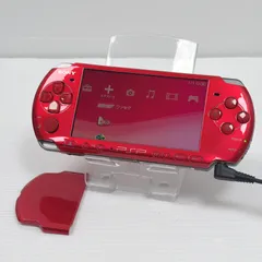 PSP 3000 ラディアントレッド  動作確認済み 訳あり 液晶美品 FW6.60 ソニー プレイステーション ポータブル SONY PlayStation Portable psp