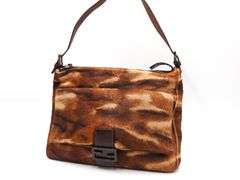 FENDI マンマバケット ハラコ ゼブラ柄 メタル装飾 - メルカリ