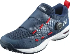 ヨネックス YONEX テニス テニスシューズ オールコート用 パワークッション コンフォート ワイド ダイヤル4 AC  SHTCWD4A 019 ネイビーブルー 22.5