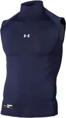 アンダーアーマー UNDER ARMOUR UA ヒートギアアーマー コンプレッション スリーブレス クルー シャツ トップス ノースリーブ ウェア メンズ 男性 筋トレ トレーニング 部活 サークル  1358641 410 MIDNIGHTNAVY