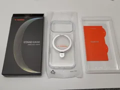 ★TORRAS iPhone 17 Pro 用 ケース【11年の匠心設計・3in1多機能スタンド】 黄変ゼロ 【3倍米軍規格MIL・Magsafe対応】 6.3インチ「Ostand Q1 Guardian」For いphone17pro ケース(クリア)