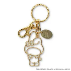 【メール便】マイメロディ キーリング ゴールドキーホルダー サンリオ ゾーウィー プレゼント キャラクター グッズ 
