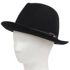 【極美品】エルメス フォーブ スイフト ムートン バケットハット 帽子 黒 56 新品❗️エルメス レディース ハット [フォーヴ] ムートン・バイカ 56